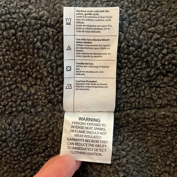 CARHARTT Size Medium 8/10 Plaid SnapFront Flannel Nubby Fleece Line Cotton CHORE - Picture 11 of 16